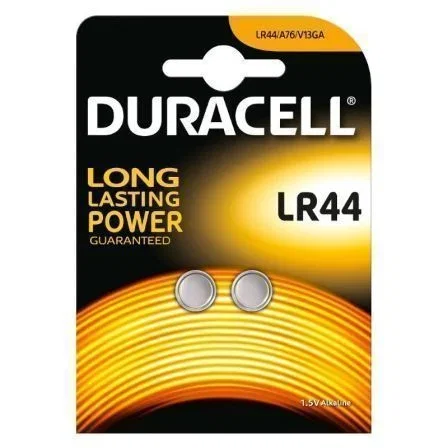 Duracell Pilas de Botón Alcalinas LR44 1,5 V (Pack de 2) Duracell Pilas de Botón Alcalinas LR44 1,5 V (Pack de 2)